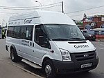 Бесплатный автобус Genser в пункт аренды автомобилей АрендаАвто-лнт на Новорязанском шоссе